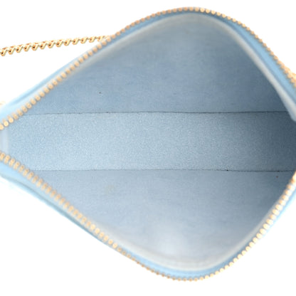 Louis Vuitton Vernis Valentine Mini Pochette Accessories Lollipop Blue 5 of 10
