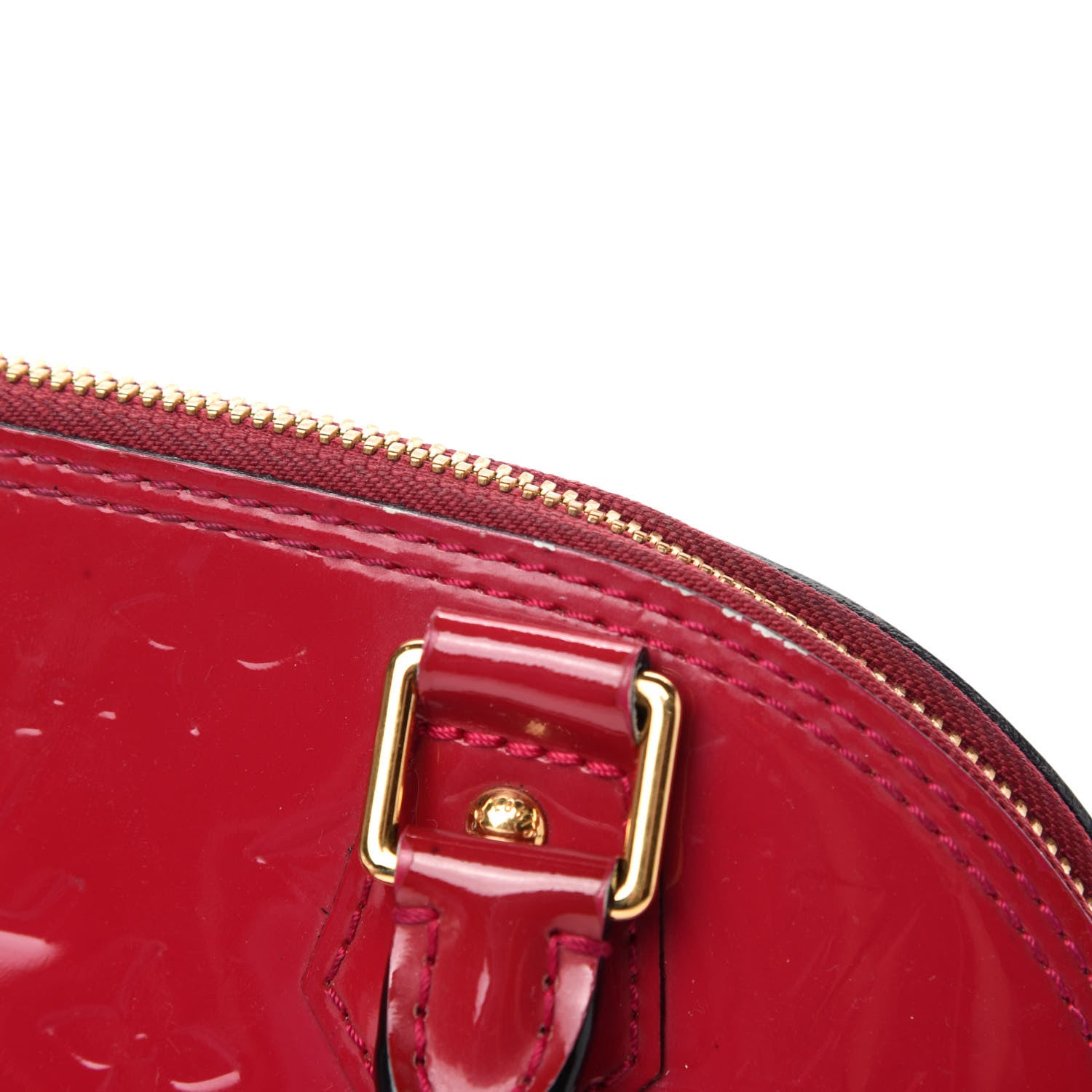 Louis Vuitton Vernis Alma BB Rose Indien 10 of 16