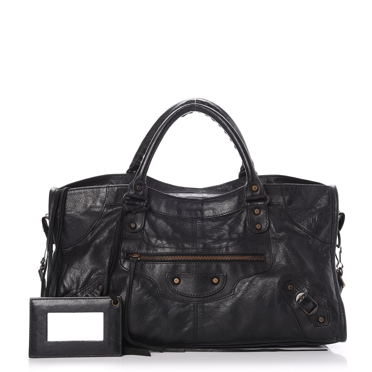 Balenciaga Agneau Classic Hardware Part Time Anthracite 1 of 7