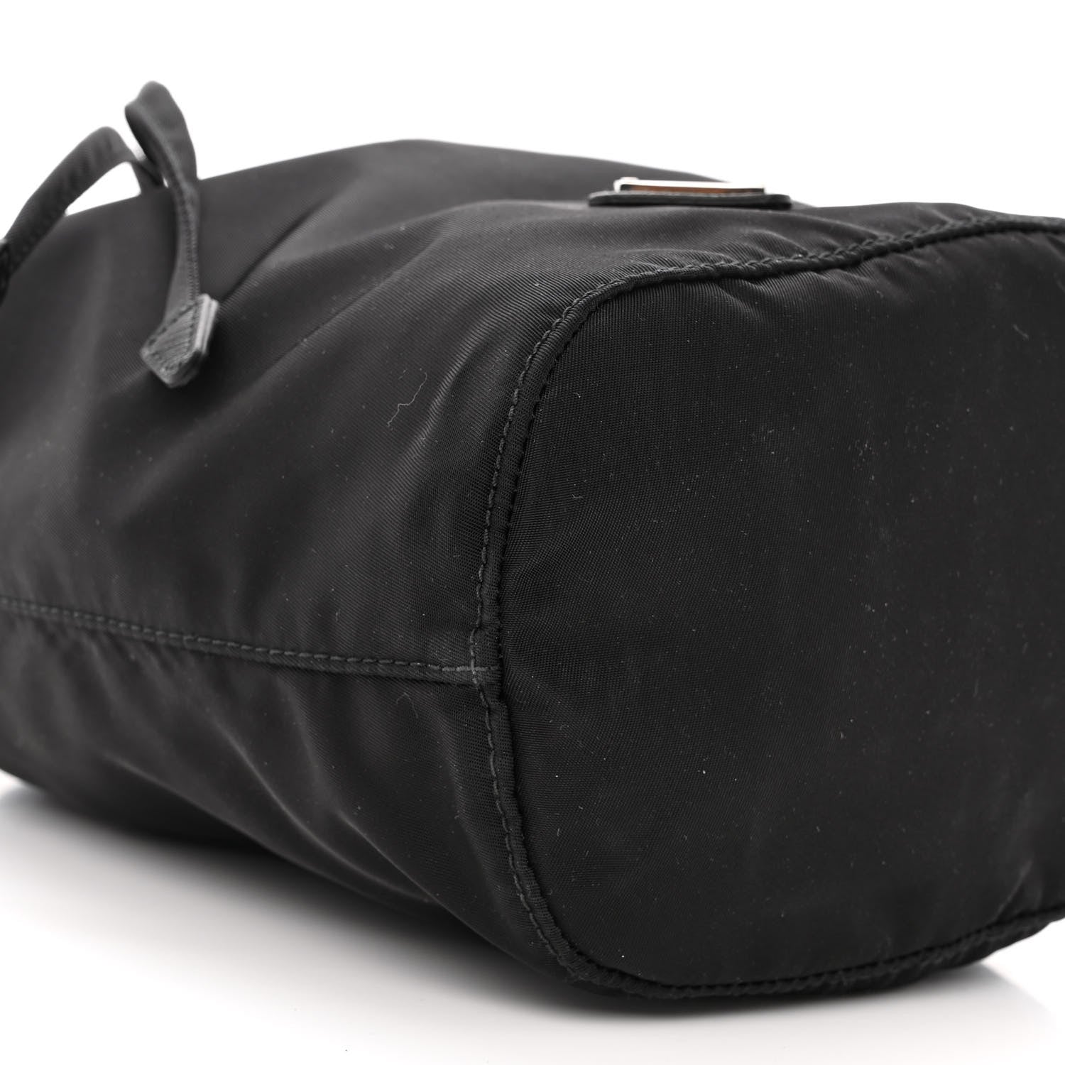 Prada Nylon Vela Drawstring Pouch Black 9 of 10