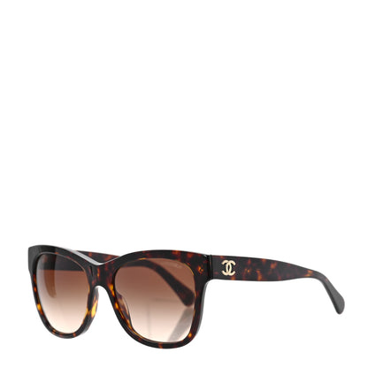 Chanel Acetate Runway Square Sunglasses 5380 Dark Tortoise 1 of 6