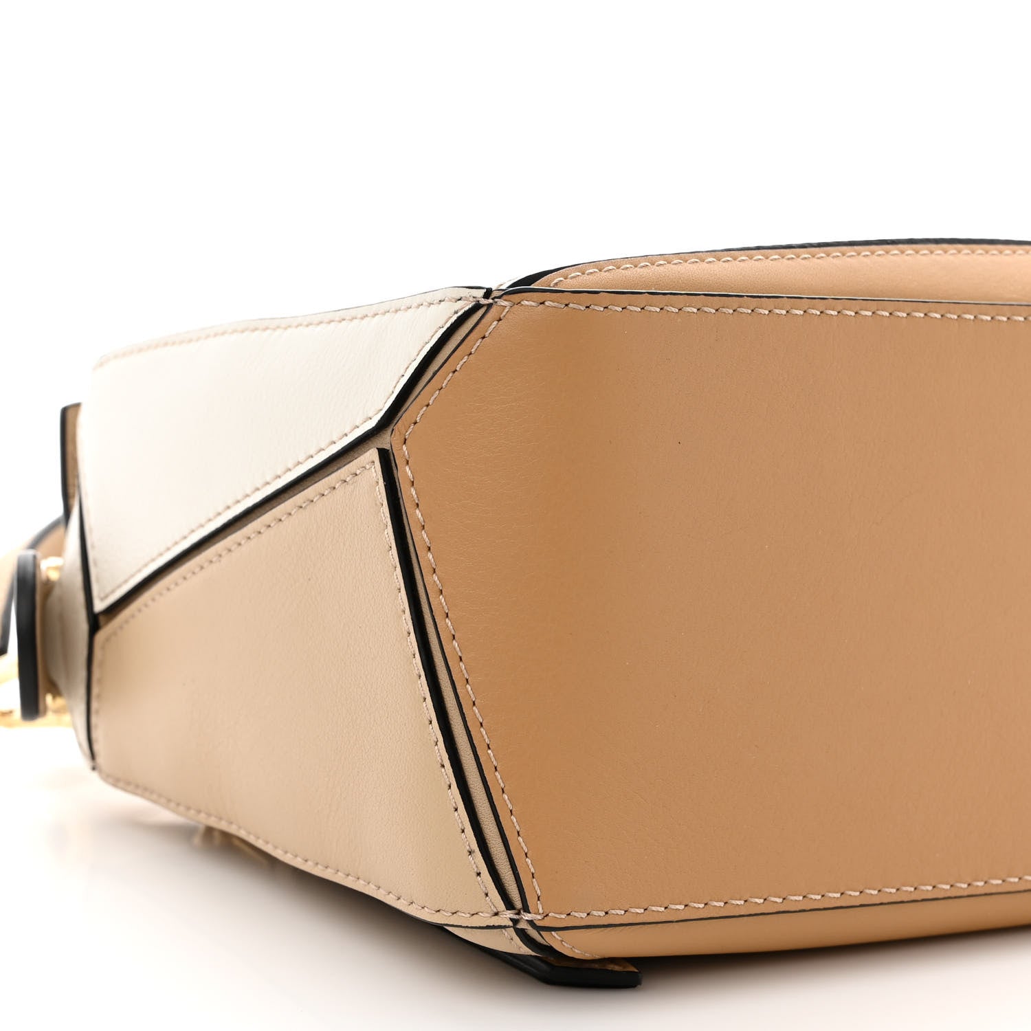 Loewe Calfskin Small Puzzle Bag Dusty Beige Soft White 9 of 10