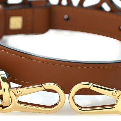 Loewe Calfskin Anagram Cutout Strap  Tan 3 of 5