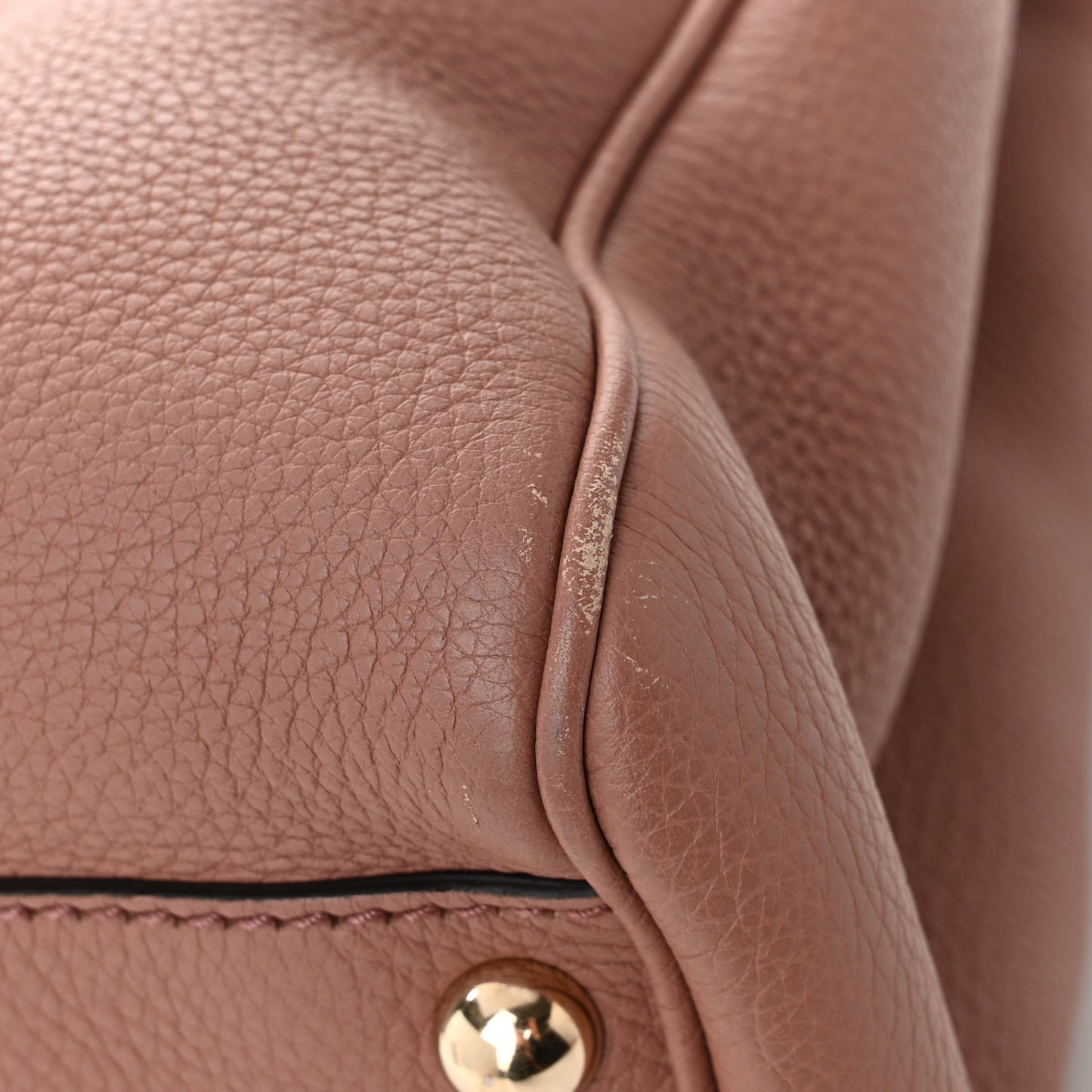 Calfskin Small Bamboo Shopper Tote Camelia