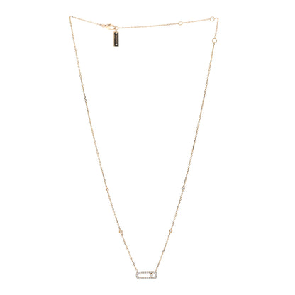 Messika 18K Yellow Gold Diamond Move Uno Pave Necklace 3 of 6