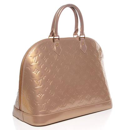 Louis Vuitton Vernis Alma GM Beige Poudre 3 of 8