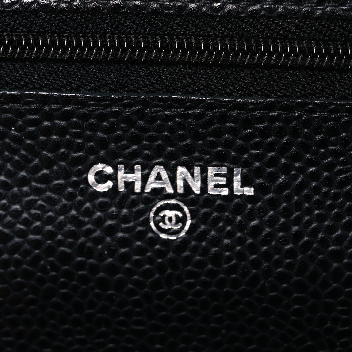 Chanel Caviar Quilted Wallet On Chain WOC Black 6 of 11