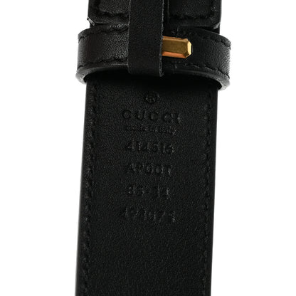 Gucci Calfskin Double G 30mm Belt 85 34 Black 3 of 6