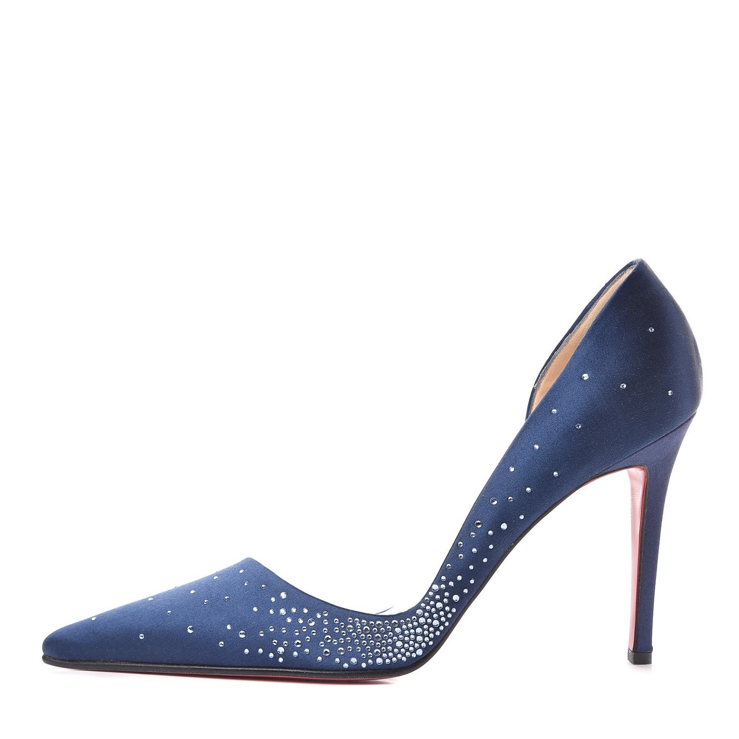 Satin New Helmut 100 Pumps 39.5 Navy