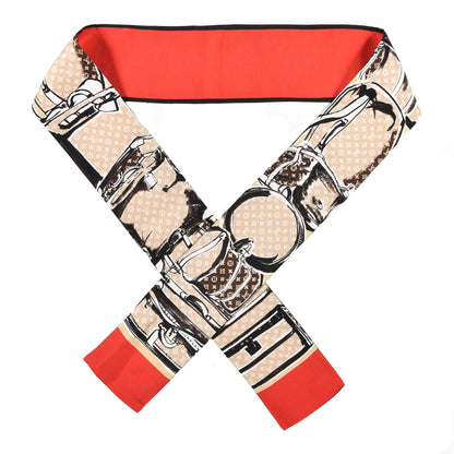 Louis Vuitton Silk Monogram Trunks Bandeau Brown 1 of 3