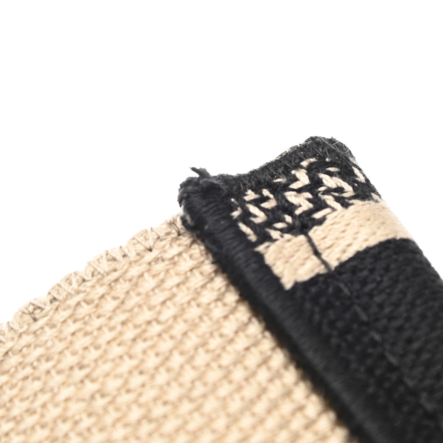 Christian Dior Canvas Embroidered Shoulder Strap Black 7 of 7