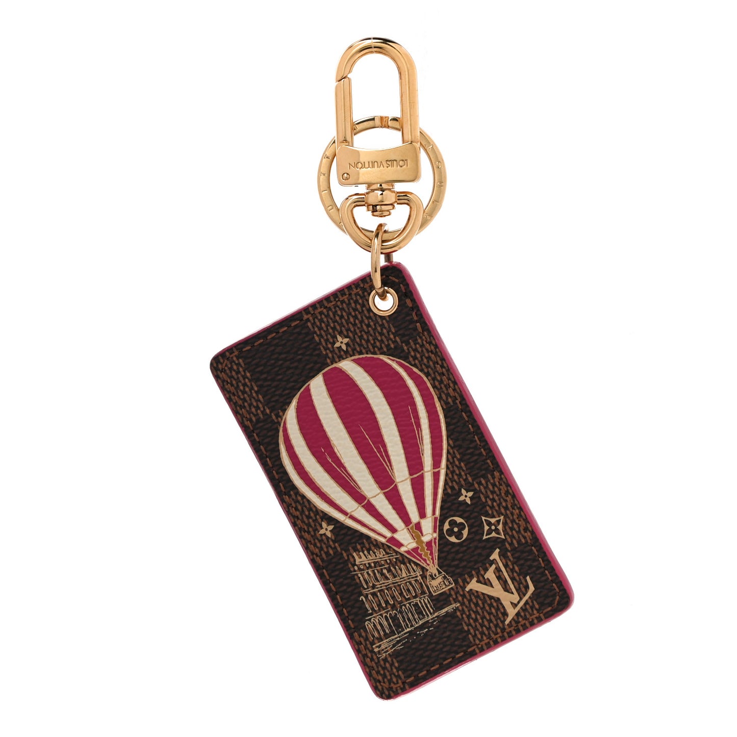 Damier Ebene Illustre Air Balloon Bag Charm Grenade