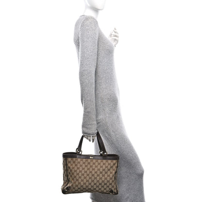 Gucci Monogram Medium Abbey Tote  Brown 2 of 13