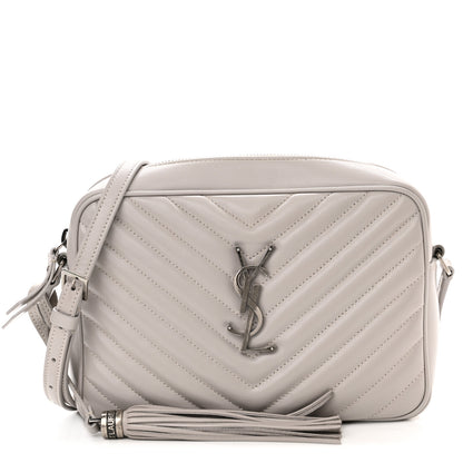 Saint Laurent Calfskin Matelasse Monogram Lou Camera Bag Granite 1 of 11