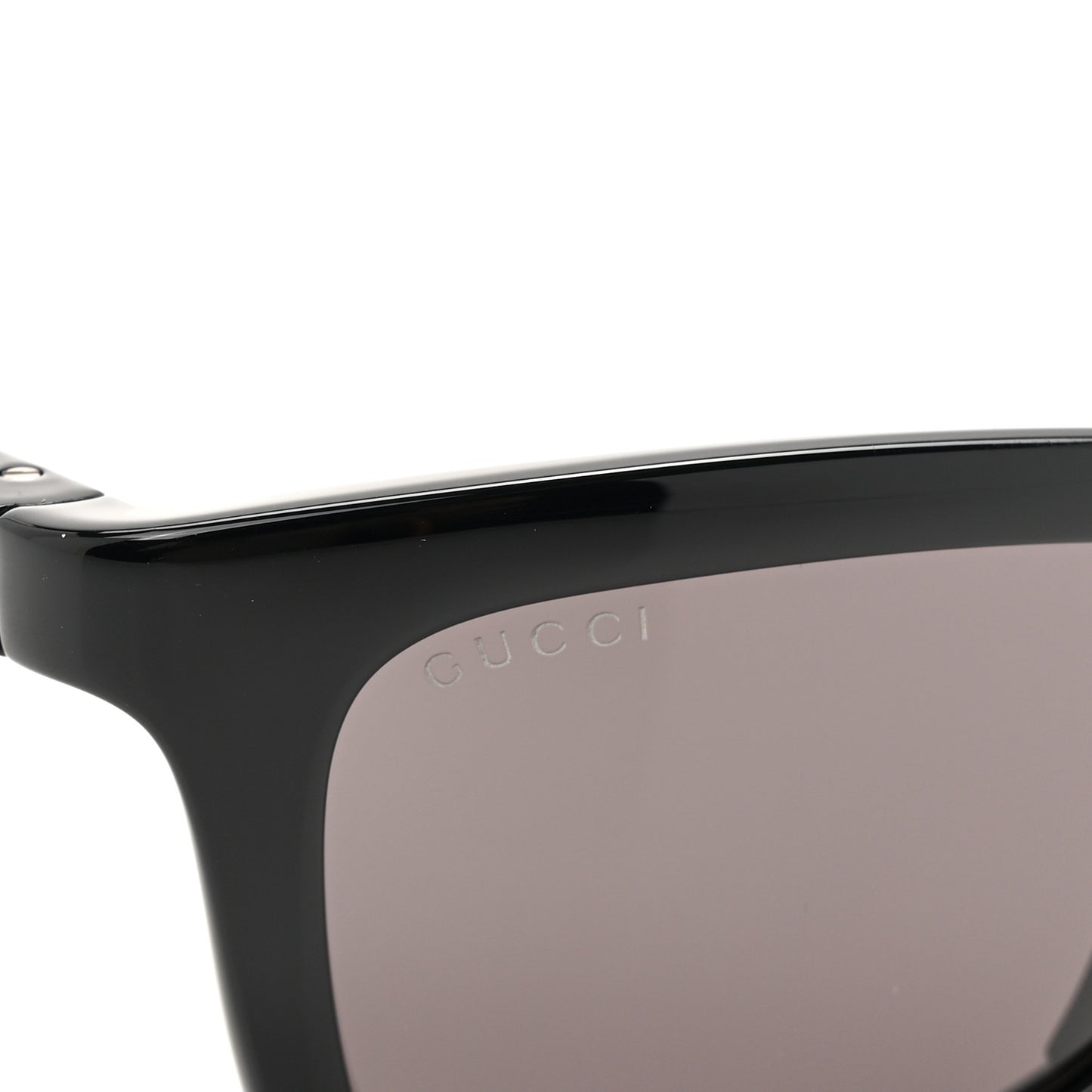 Acetate Rectangular Web Sunglasses GG1735S Black