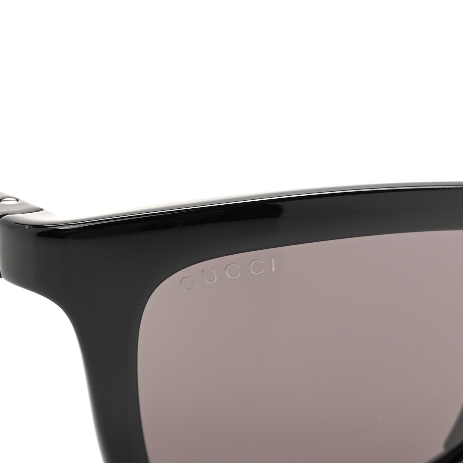 Gucci Acetate Rectangular Web Sunglasses GG1735S Black 7 of 8