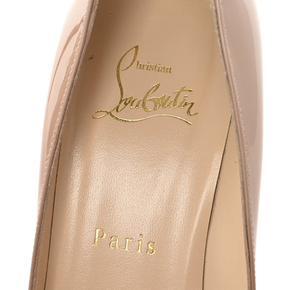 Christian Louboutin Patent Pigalle Follies 85 Pumps 36.5 Nude 8 of 8