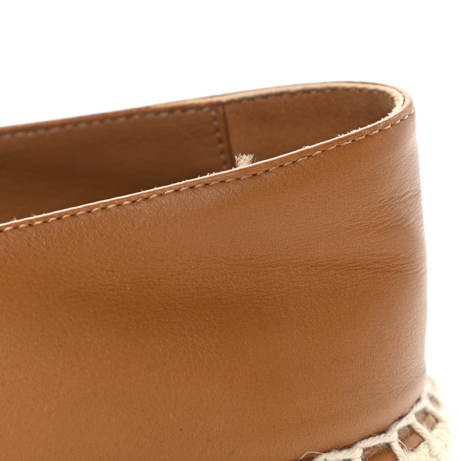 Chanel Calfskin CC Espadrilles 36 Light Brown 9 of 9
