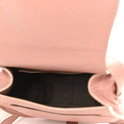 Chloe Grained Calfskin Small Marcie Saddle Bag Anemone Pink 4 of 17