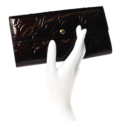 Louis Vuitton Vernis Sarah Wallet Amarante 2 of 7
