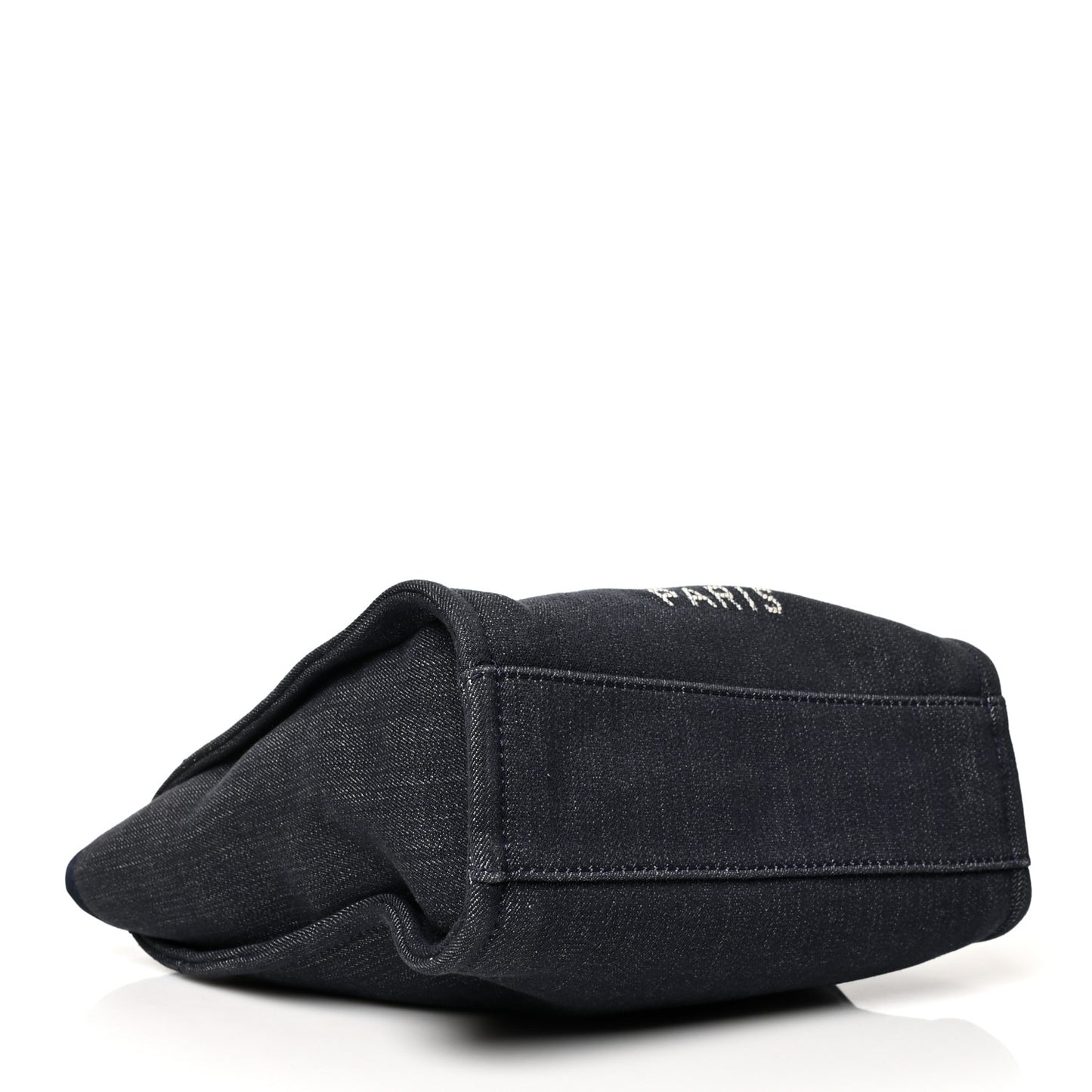 Denim Mini Deauville Tote Dark Blue