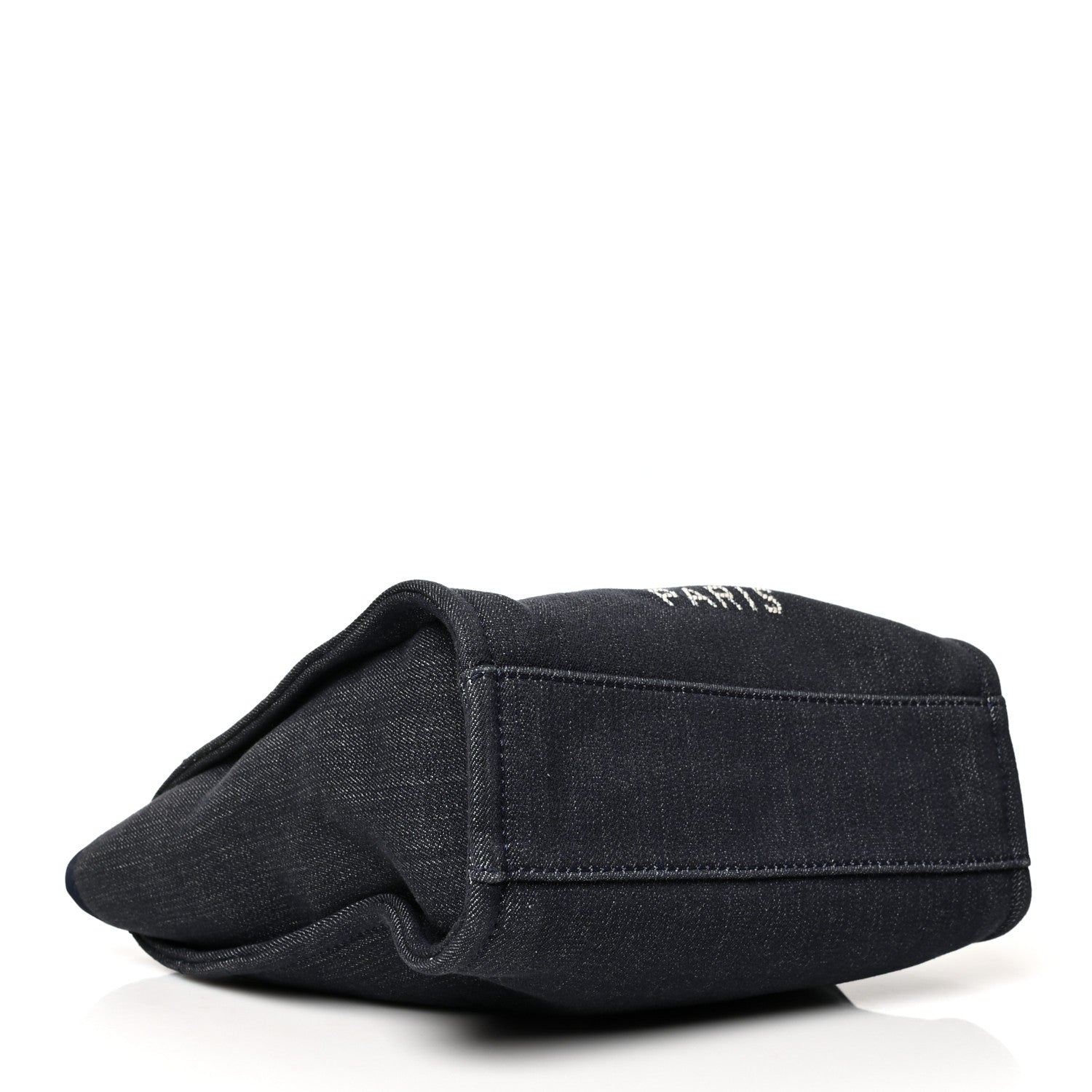 Chanel Denim Mini Deauville Tote Dark Blue 4 of 11