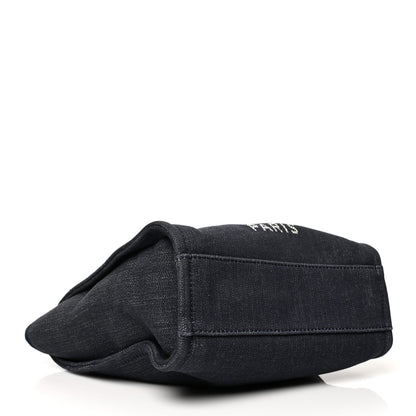 Chanel Denim Mini Deauville Tote Dark Blue 4 of 11