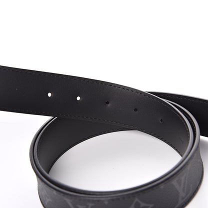 Louis Vuitton Calfskin Monogram Eclipse 40 mm LV Circle Belt 95 38 5 of 7