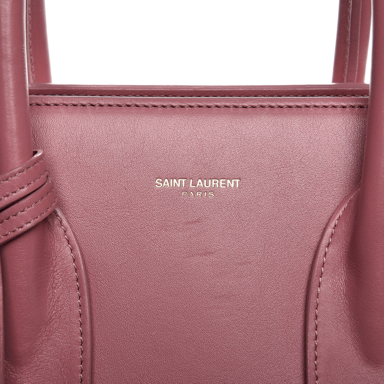 Saint Laurent Calfskin Small Sac De Jour Dark Rose 9 of 14