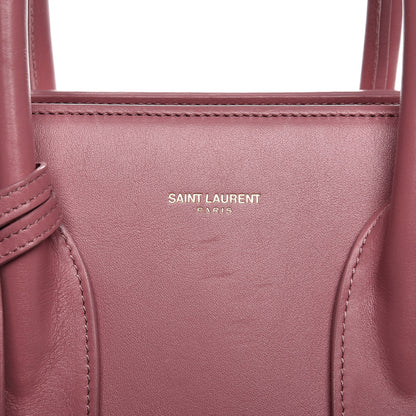 Saint Laurent Calfskin Small Sac De Jour Dark Rose 9 of 14