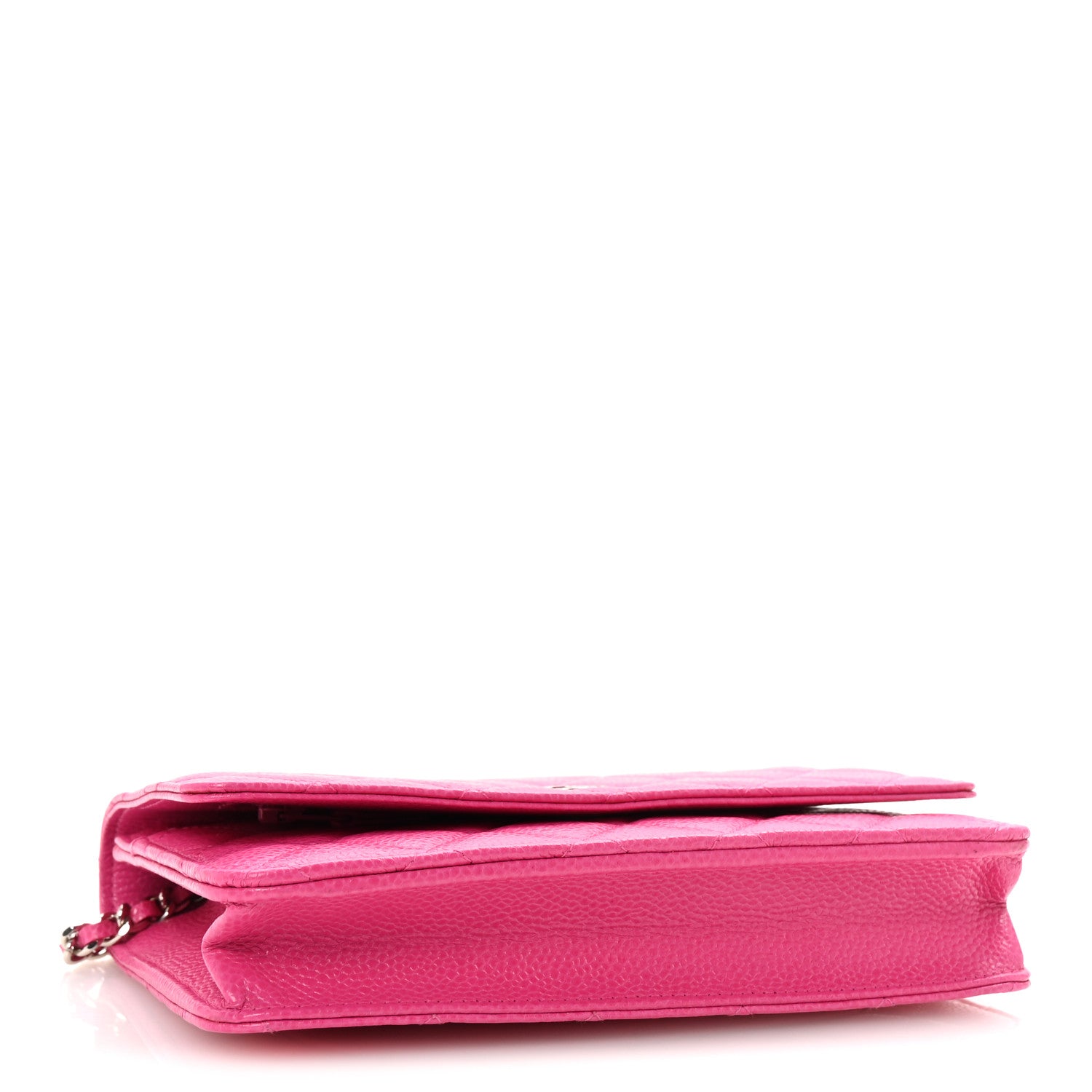 Chanel Caviar Quilted Wallet on Chain WOC Pink 4 of 11