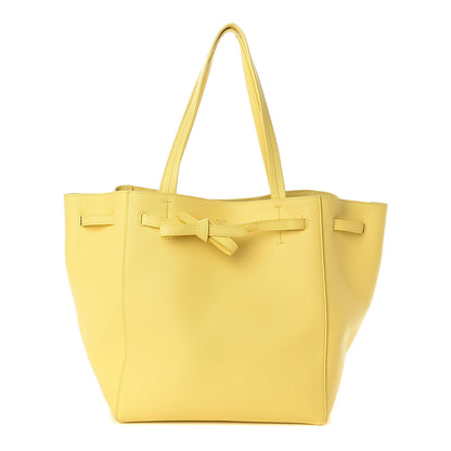 Celine Soft Grained Calfskin Small Belt Cabas Phantom Citron 1 of 8