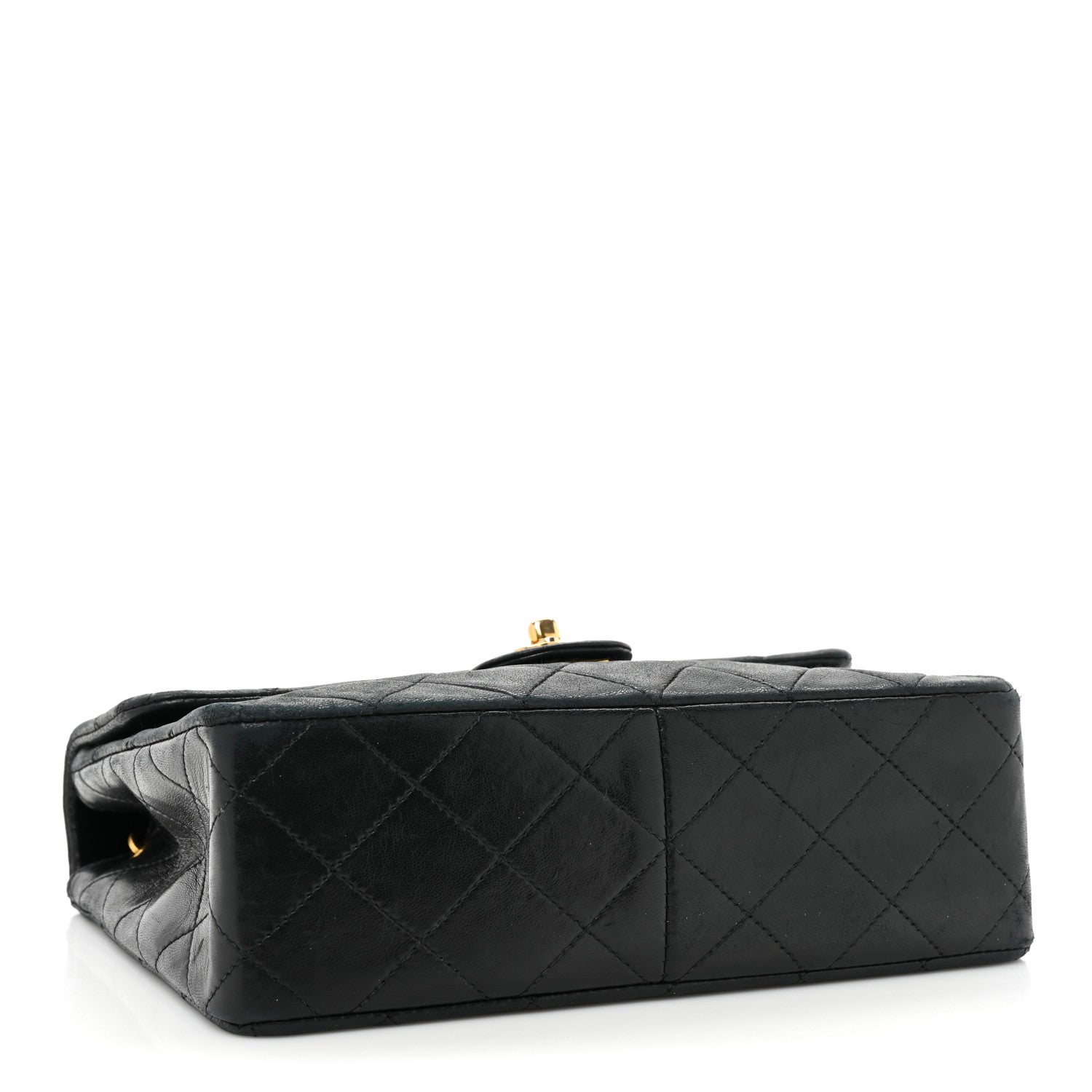 Chanel Lambskin Quilted Mini Square Flap Bag Black 4 of 16
