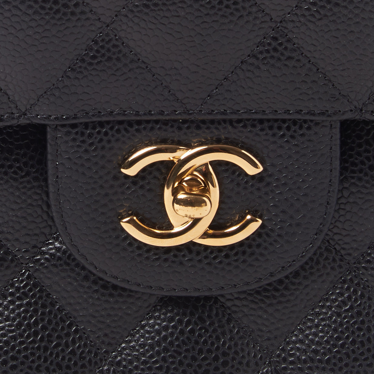 Chanel Caviar Quilted Jumbo Double Flap Black 8 of 11