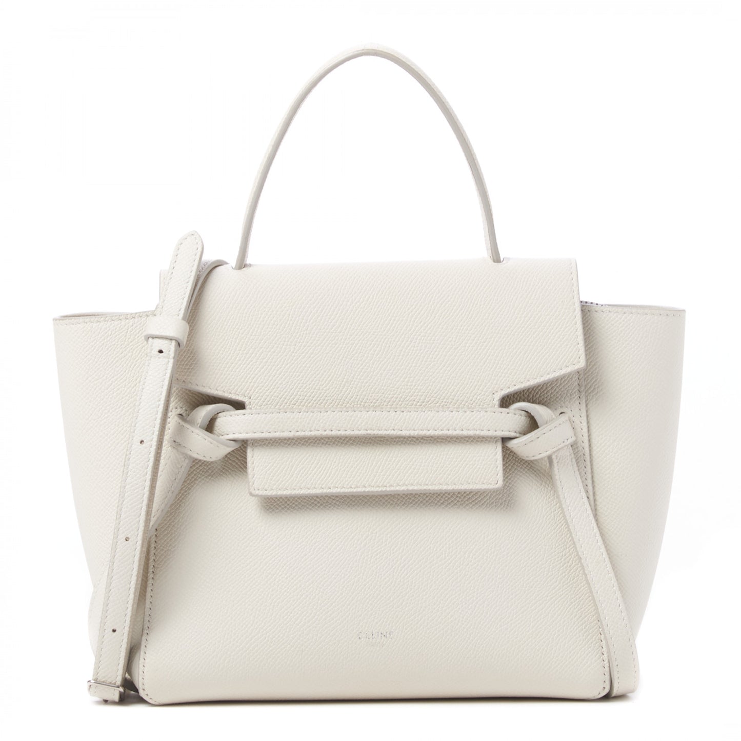 Grained Calfskin Nano Belt Bag Linen