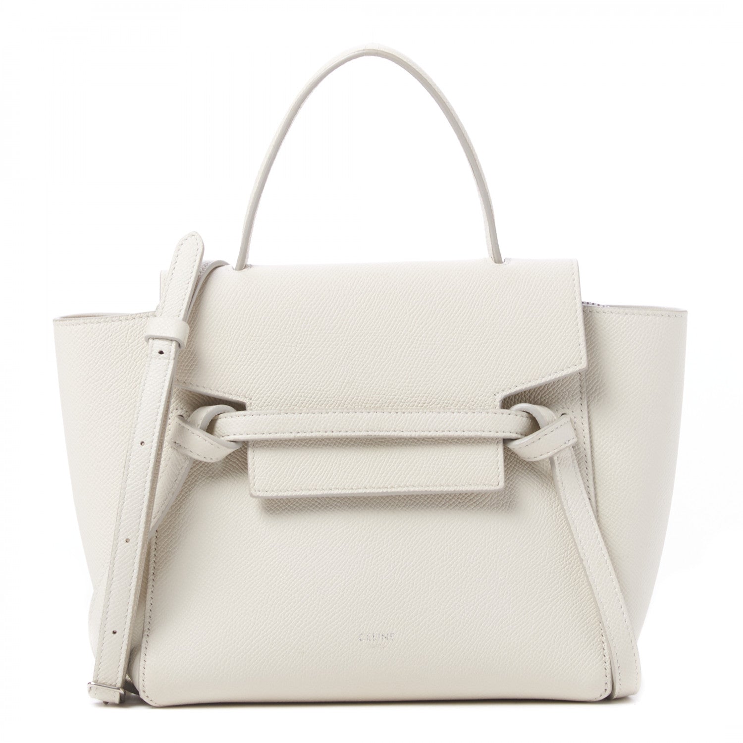 Celine Grained Calfskin Nano Belt Bag Linen 1 of 9