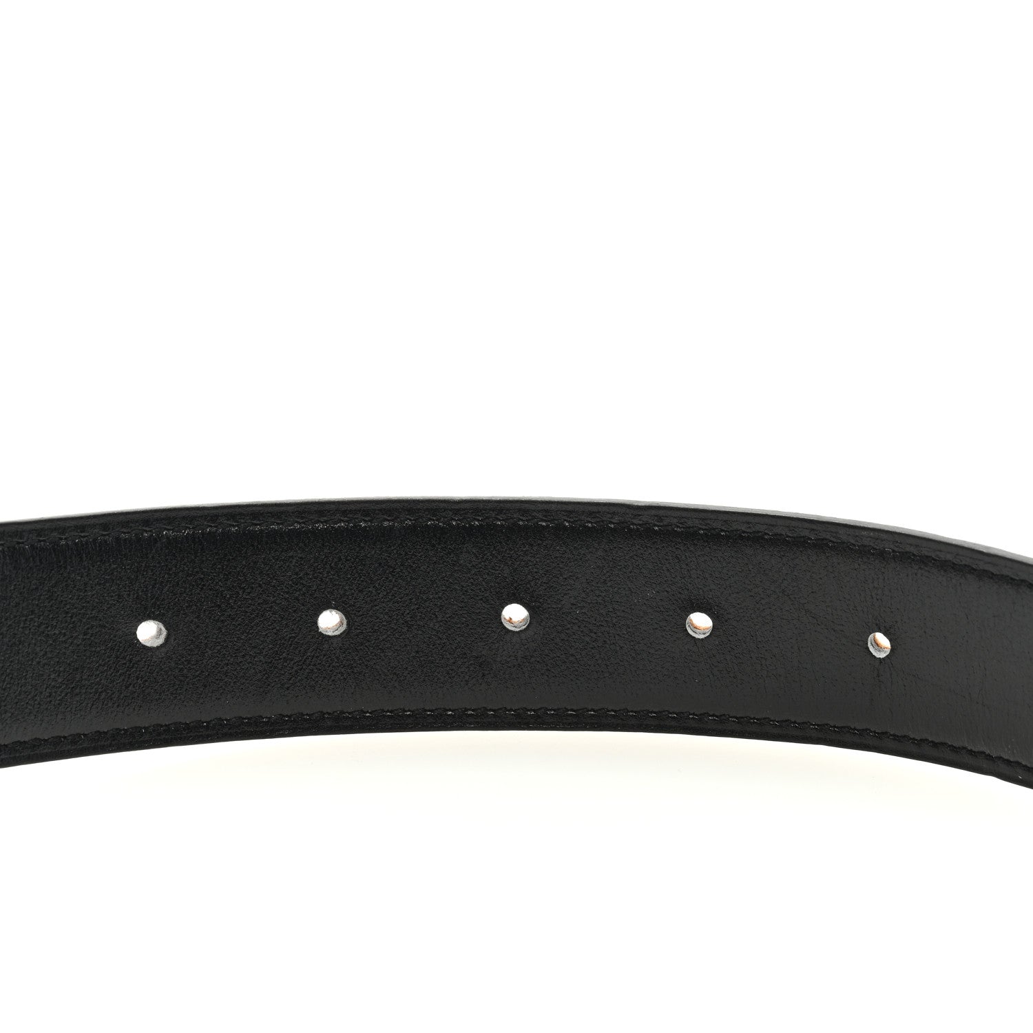 Hermes Togo Box 32mm H Belt 80 32 Black Gold 3 of 4