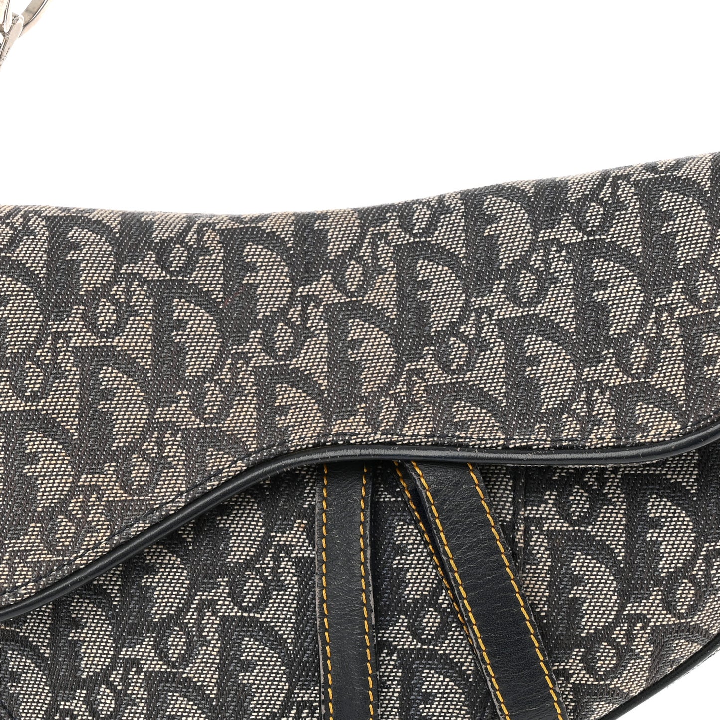 Monogram Saddle Bag Blue