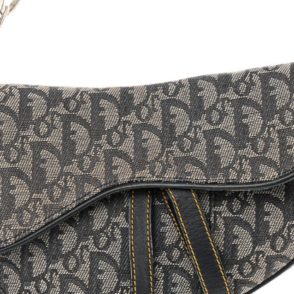 Christian Dior Monogram Saddle Bag Blue 8 of 23