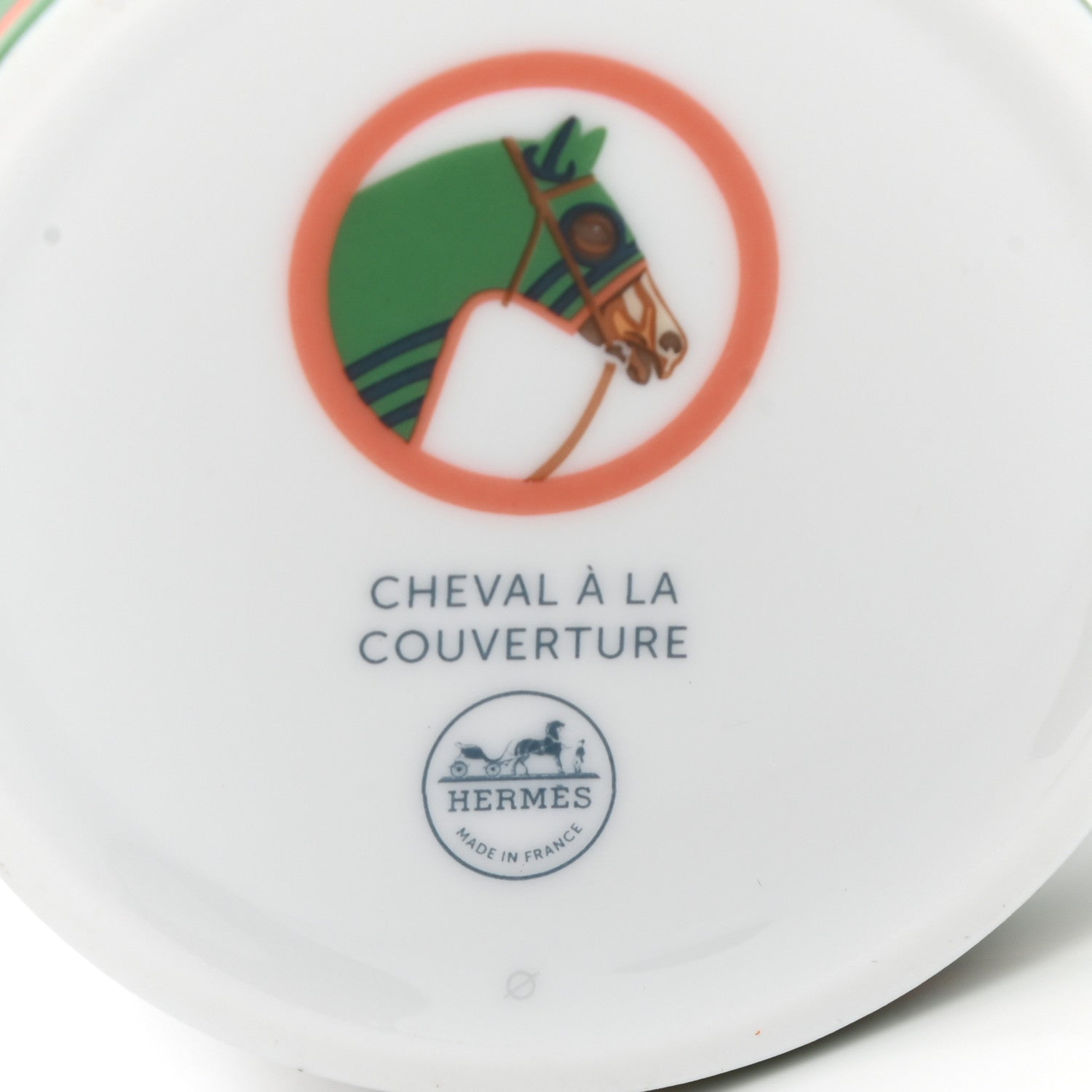 Hermes Porcelain Cheval A La Couverture Mug 6 of 7