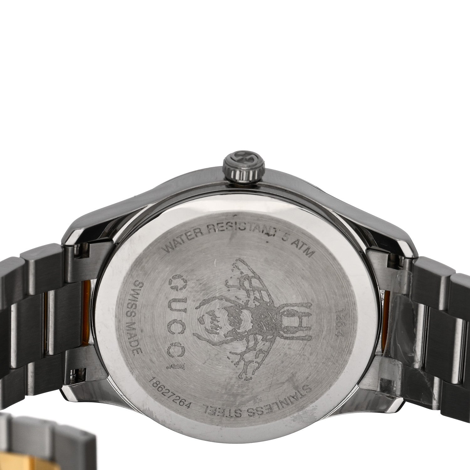 Gucci Stainless Steel 38mm G-Timeless Two Tone Bee Quartz Watch 4 of 4