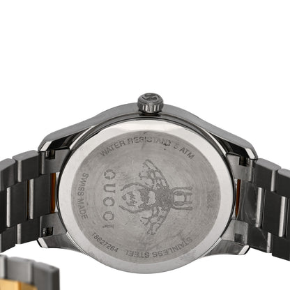 Gucci Stainless Steel 38mm G-Timeless Two Tone Bee Quartz Watch 4 of 4
