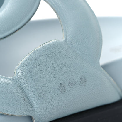 Hermes Nappa Extra Sandals 37.5 Bleu Jean 37.5 Bleu Jean 13 of 13