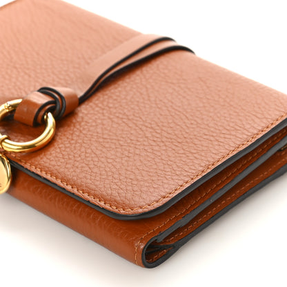Chloe Calfskin Alphabet Compact Wallet Blush Brown 8 of 8