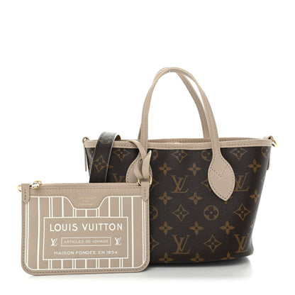 Louis Vuitton Monogram Neverfull Inside Out Bandouliere BB Limestone 3 of 12
