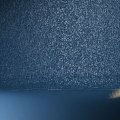 Hermes Togo Kelly Retourne 32 Azur 13 of 15