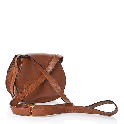 Chloe Calfskin Mini Marcie Round Crossbody Bag Tan 3 of 14