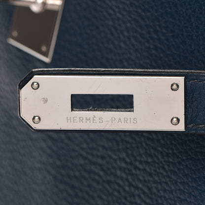 Hermes Taurillon Clemence Kelly Retourne 32 Bleu De Prusse 16 of 32