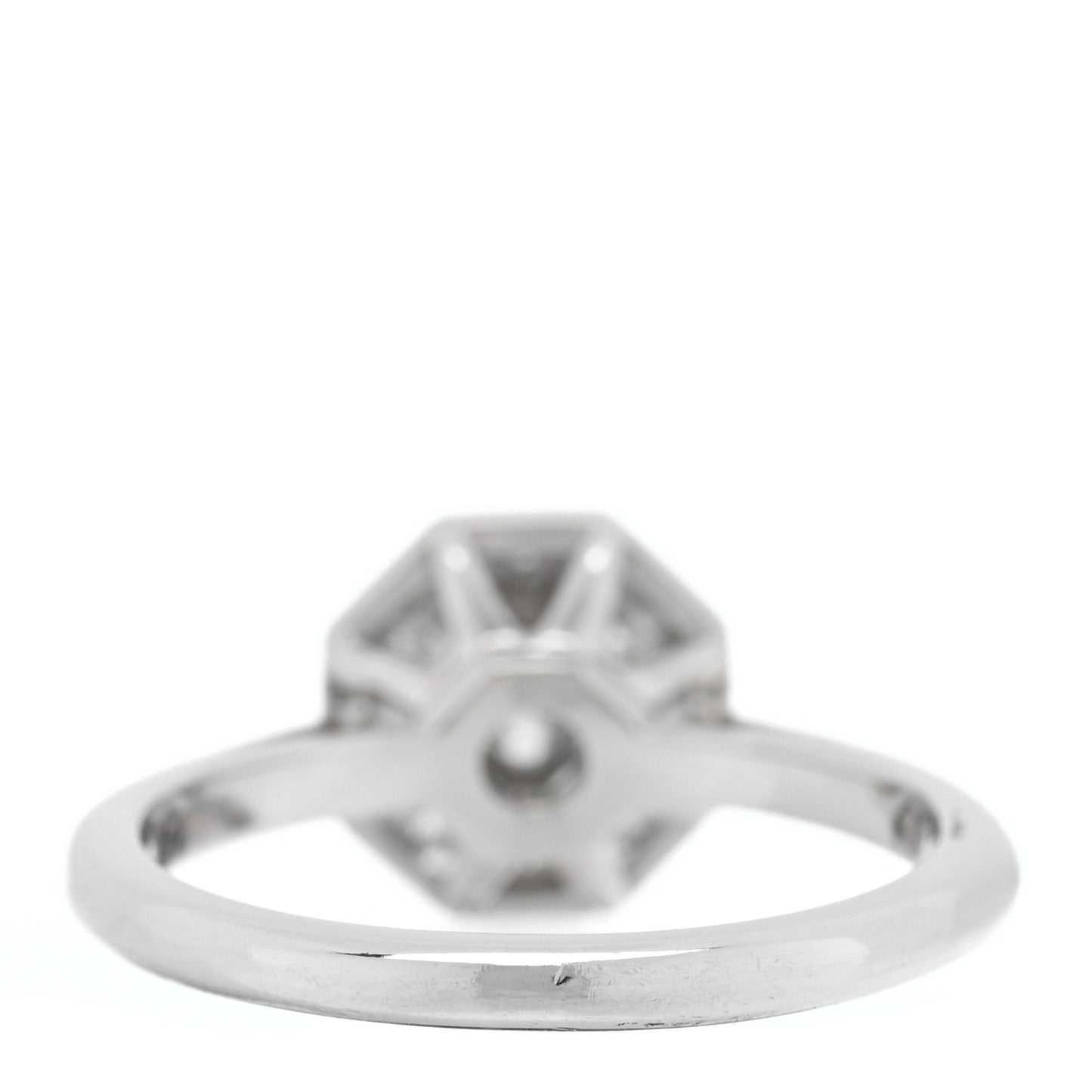 Platinum Diamond Mosaic Ring 52 6