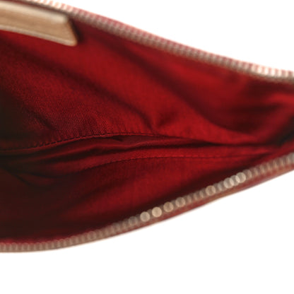 Christian Dior Monogram Mini Saddle Pochette Red 5 of 10